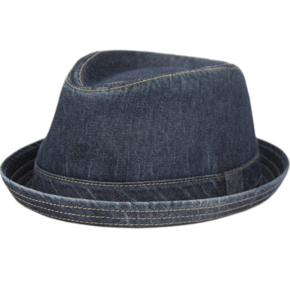 6959 Casual Vintage Style Washed Cotton Fedora Hat US Alpha Large